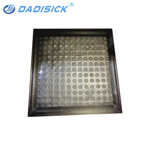 Tapete de segurança com sensor - QDTN-750*750 - DADI ELECTRONIC TECHNOLOGY CO.,LTD. - modular / estriado / em borracha