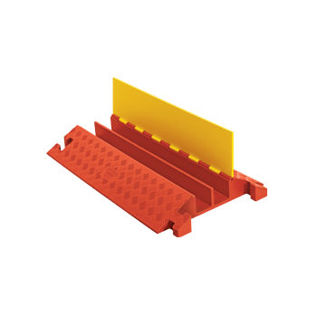 Protetor de cabos para passagem de veículos - CP2X325 - Linebacker Safety - a fixar no piso / em poliuretano