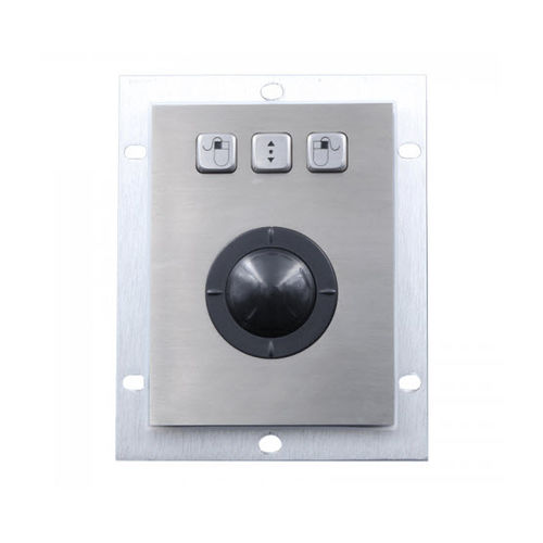 Trackball mecânico - D-8302-36A - ShenZhen DAVO Electronics Co., Ltd - embutido / 36 mm / em aço inoxidável