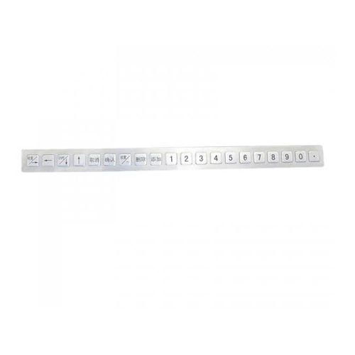 Teclado numérico 20 teclas - D-8511 - ShenZhen DAVO Electronics Co., Ltd - com tecla Fn / embutido / em aço inoxidável