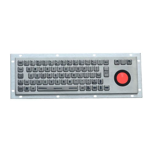 Teclado embutido - D-8635G-BG  - ShenZhen DAVO Electronics Co., Ltd - com teclas mecânicas / com trackball / industrial