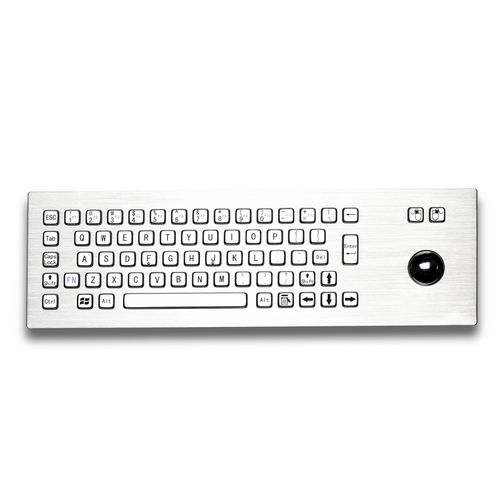 Teclado embutido - D-8603 - ShenZhen DAVO Electronics Co., Ltd - com teclas mecânicas / 65 teclas / com trackball
