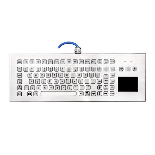 Teclado de mesa - D-8611DESK - ShenZhen DAVO Electronics Co., Ltd - com teclas mecânicas / com tecla Fn / mouse integrado com 3 teclas
