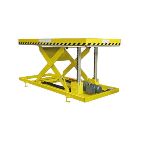 Mesa elevatória tipo tesoura - Jinan Gradin Machinery Co., Ltd. - mecânica / estacionária / de corrente rígida