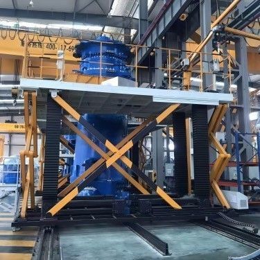 Plataforma elevatória tipo tesoura fixa - Jinan Gradin Machinery Co., Ltd. - hidráulica / para obras / para armazém