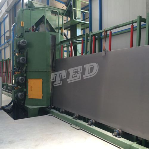 Jateadora de granalha manual - Qingdao Ted Machinery - para metais / vertical