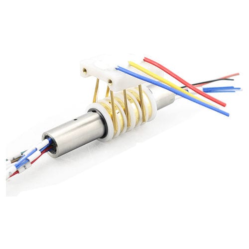 Anel coletor em 2 partes - Schleifringe ohne Gehäuse / Separate Slip Rings rotarX - B-COMMAND GmbH - para equipamento médico / para câmera / para iluminação de LED