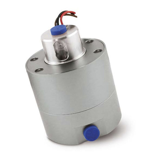 Anel coletor híbrido - Hybrid-Schleifring / Electric+Gas/Liquid Slip Ring rotarX - B-COMMAND GmbH - elétrico / hidráulico / gás