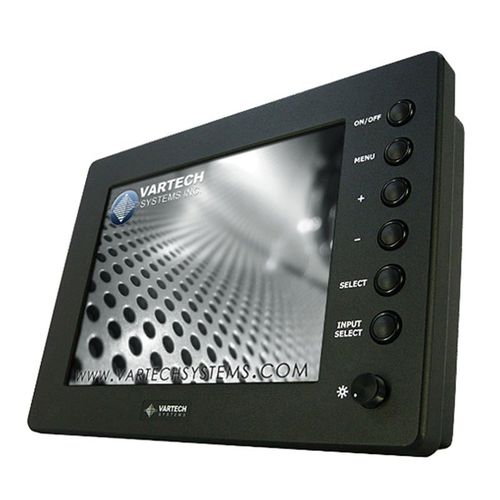 Painel PC LCD - VarTech Systems - com tela sensível ao toque resistiva / 15,6" / 12"