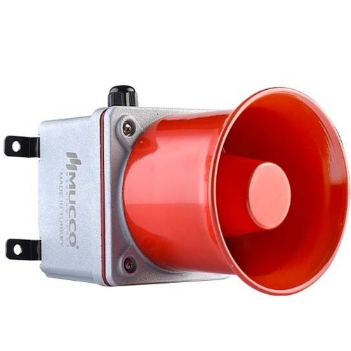 Sirene sem indicador luminoso - SNT-EB120-22 - MUCCO  Warning Lights - IP65 / para ambientes hostis