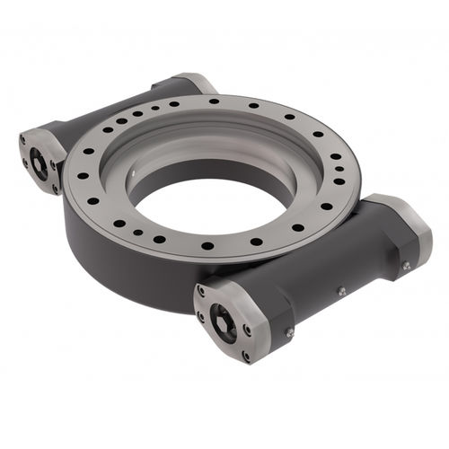 Sistema de transmissão giratório com fuso de rosca sem-fim - XUZHOU FENGHE SLEWING BEARING CO.,LTD - de rolamento de giro / para rastreador solar / compacto