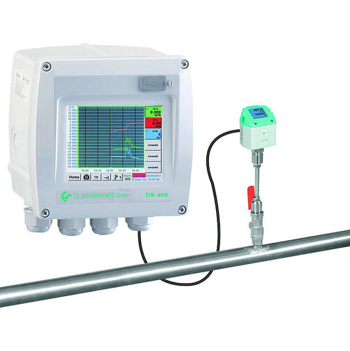 Medidor de vazão de massa - DS 400 - CS Instruments GmbH & Co. KG - para ar comprimido / RS485 / 4–20 mA