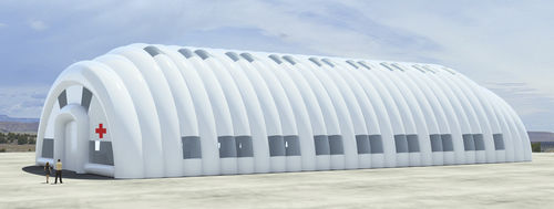 Estrutura inflável de acondicionamento - BUILDAIR - para aplicações industriais / modular / resistente às intempéries