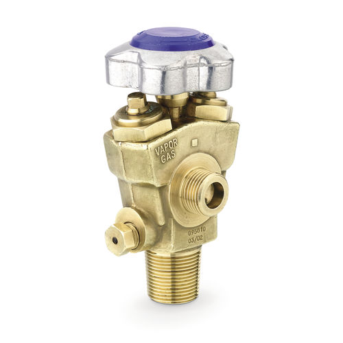 Válvula Y - C04 series - Rotarex - com volante / para gases nobres / macho-macho