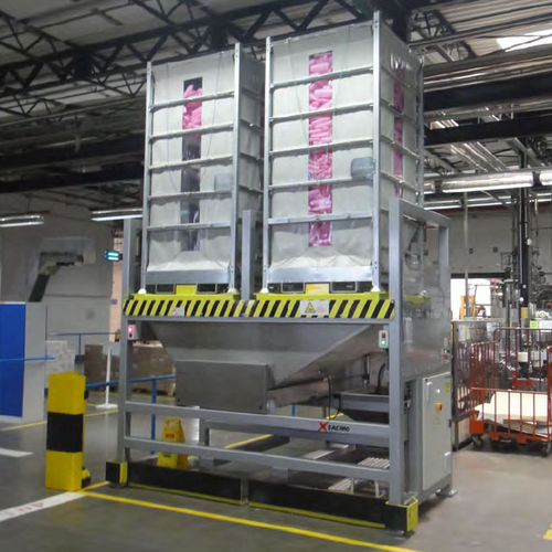Alimentador vibratório - SACMO - para produtos a granel / para garrafas / para linha de embalagem