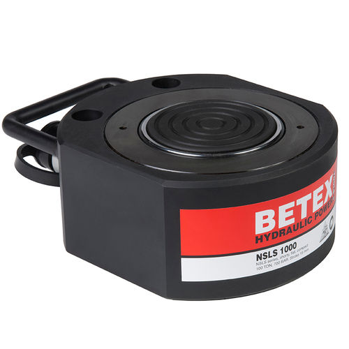 Cilindro hidráulico - NSLS series - BETEX - de pistão / com mola de retorno / plano