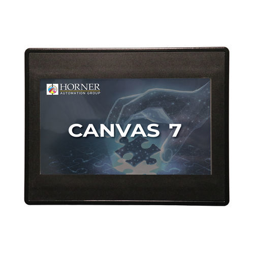 IHM com touch screen - Canvas 7 - Horner Tianjin Automation Technology Ltd - para trilho DIN / 800 x 480 / TFT LCD
