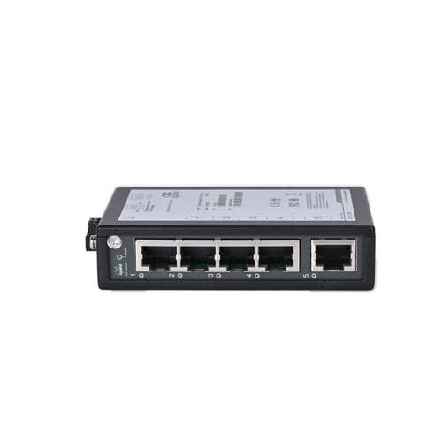 Switch de rede não gerenciável - ISE2005D-P - InHand Networks - 5 portas / para trilho DIN / robusto