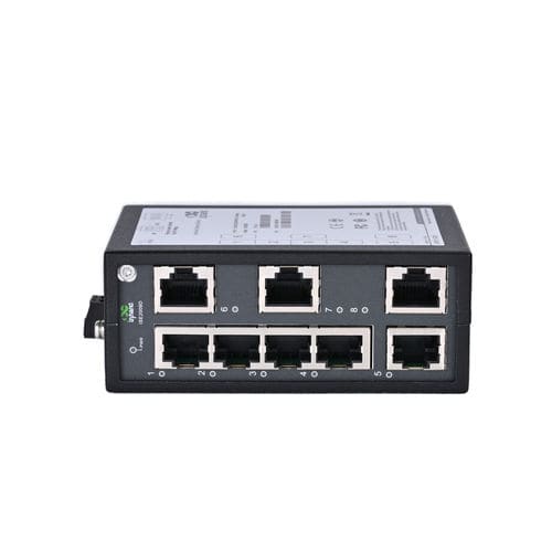 Switch de rede não gerenciável - ISE2008D-P - InHand Networks - 8 portas / para trilho DIN / compacto