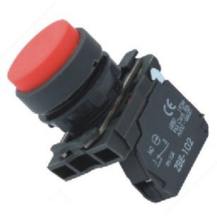 Botão de comando de freio de emergência - TB5 series - Shanghai Tianyi Electric Co., Ltd. - para montagem em painel / anodizado vermelho