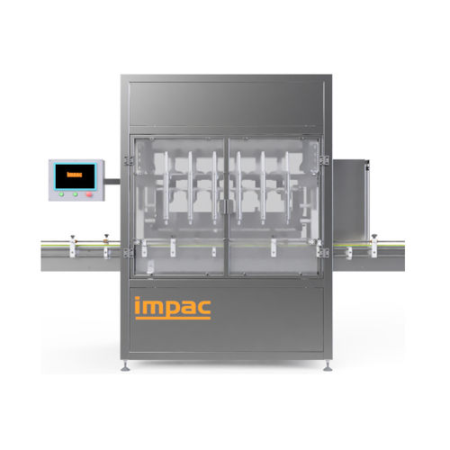 Envasadora-tampadora-rotuladora automática - PYTHON - impac Engineering ltd. - controlada por CLP / para líquidos viscosos / de creme
