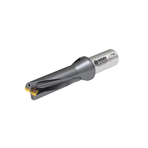 Broca com pastilhas intercambiáveis - SDUM 25XD3 WCM - SMOXH CUTTING TOOLS - multiusos / com refrigeração interna