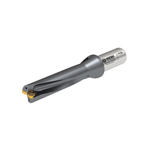 Broca com pastilhas intercambiáveis - SDUM 25XD4 WCM - SMOXH CUTTING TOOLS - multiusos / com refrigeração interna