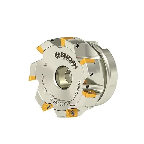 Fresa com pastilhas intercambiáveis - TK90 AP11 D63 A22 Z07-H - SMOXH CUTTING TOOLS - de dois tamanhos / para arredondar cantos / com raio