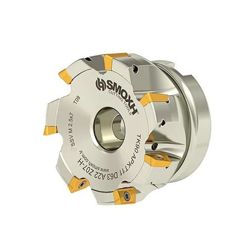 Fresa de insertos amovíveis - TK90 APKT11 D63 A22 Z07-H - SMOXH CUTTING TOOLS - de dois tamanhos / para arredondar cantos / com raio