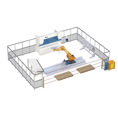 Célula robotizada de dobra - PB-FMC  - JIANGSU YAWEI MACHINE TOOL - de pulverização