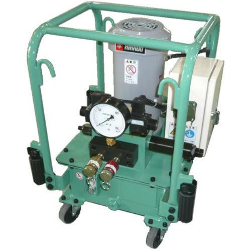 Bomba hidráulica elétrica - HM series - Hirado Kinzoku Kogyo - de êmbolo mergulhador / de engrenagem / compacta