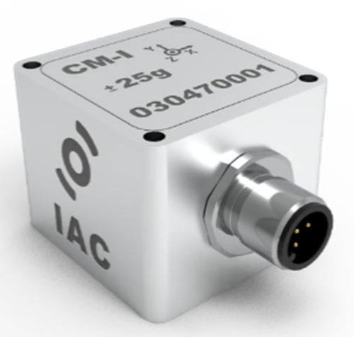 Acelerômetro de 3 eixos - IAC-CM-I-03 - Micromega Dynamics - capacitivo / MEMS / com eletrônica integrada