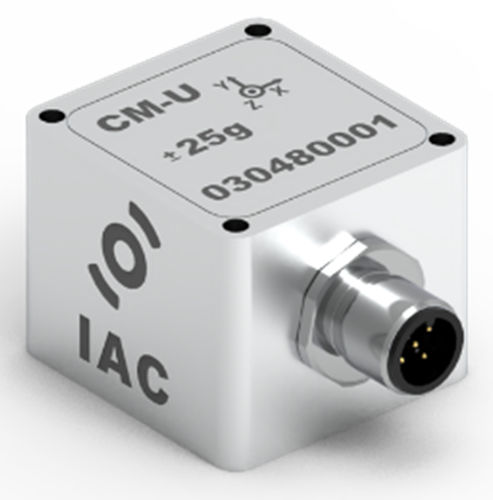 Acelerômetro de 3 eixos - IAC-CM-U-03 - Micromega Dynamics - capacitivo / MEMS / compacto