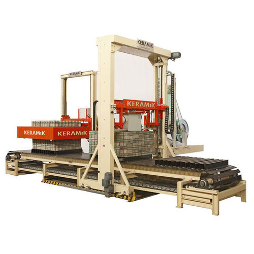 Máquina de arquear com prensa - Keramik Makina Sanayi ve Ticaret A.Ş - automática / de pacotes / para produtos acabados