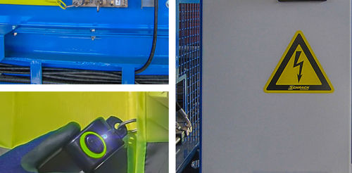 Sistema de segurança para áreas perigosas - Personnel detection system on the inclined conveyor - ANIS TREND d.o.o. - configurável