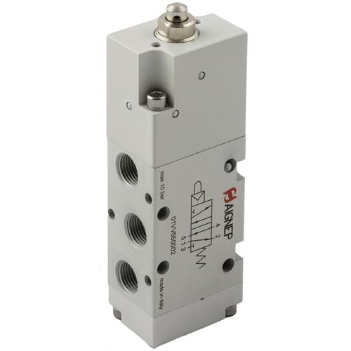 Válvula direcional pneumática spool - 01VV series - AIGNEP - de acionamento mecânico / 3/2 vias / de 5/2 vias