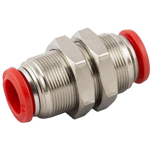 Conexão passa-muro - 50050 series - AIGNEP - para ar comprimido / para vácuo / push-in