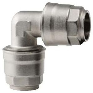 Conexão para ar comprimido - 90130 series - AIGNEP - push-in / cotovelo de 90° / em latão niquelado
