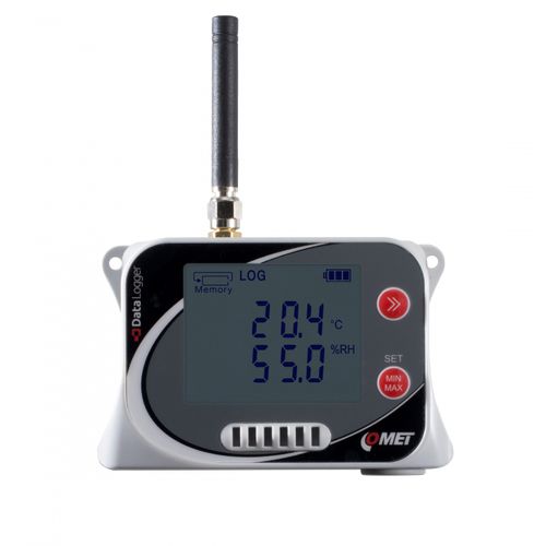 Registrador de dados de temperatura e umidade - U3120M - COMET SYSTEM, s.r.o. - USB / GSM/GPRS / com display
