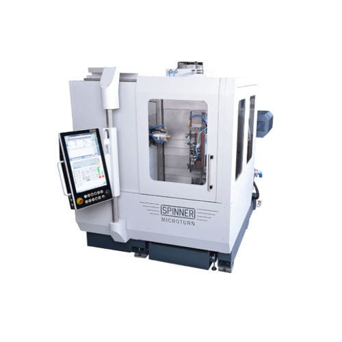 Centro de torneamento e fresamento CNC - MICROTURN L - SPINNER Werkzeugmaschinenfabrik GmbH - horizontal / de 2 eixos / de alta precisão