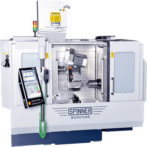 Centro de torneamento e fresamento CNC - MICROTURN GRIND - SPINNER Werkzeugmaschinenfabrik GmbH - universal / de 2 eixos / de alta precisão