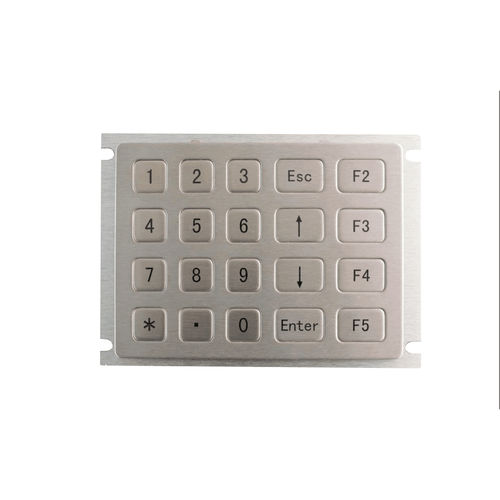 Teclado numérico 20 teclas - KY2122 - Shenzhen KEYU Co., Ltd  - embutido / em aço inoxidável / de liga de alumínio
