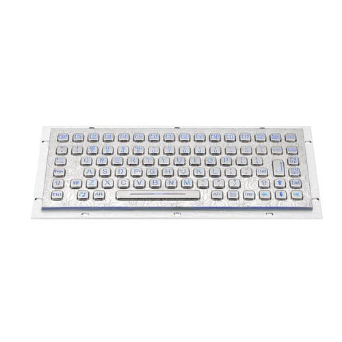 Teclado retroiluminado - KY-PC-F1-LED - Shenzhen KEYU Co., Ltd  - para montagem em rack / com teclas mecânicas / 86 teclas