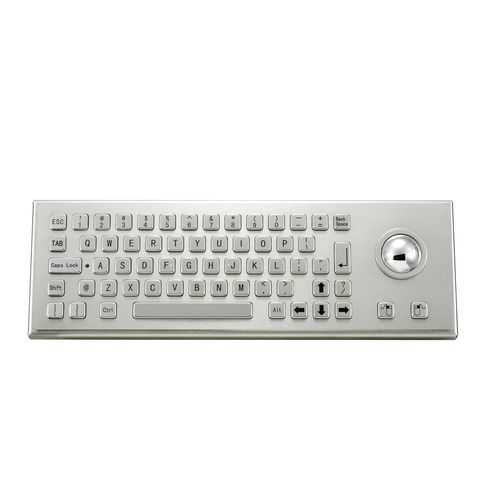 Teclado embutido - KY-PC-LF - Shenzhen KEYU Co., Ltd  - com teclas mecânicas / mouse integrado com 2 teclas / 62 teclas