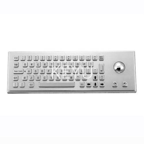 Teclado embutido - KY-PC-LF2 - Shenzhen KEYU Co., Ltd  - com teclas mecânicas / mouse integrado com 2 teclas / com trackball