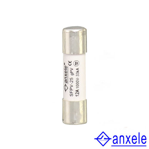 Fusível cilíndrico - SFPV-25 - SHANGHAI ANSON ELECTRIC TECHNOLOGY CO.,LTD - de ação rápida / CC / para aplicações fotovoltaicas