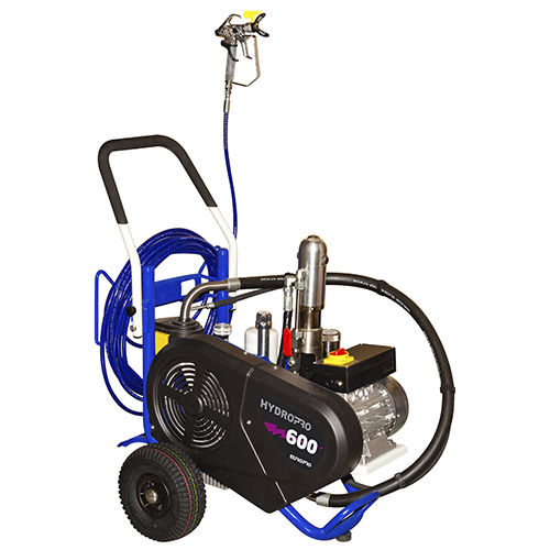 Bomba de pistão - HYDROPRO 600 E - Euromair - para tinta / de acionamento hidráulico / de escorva manual