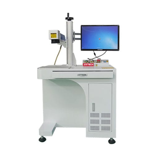 Máquina de marcação a laser de fibra - ELECNC-200F - Jinan Blue Elephant CNC Machinery Co.,Ltd - para metais / de materiais plásticos / de papel