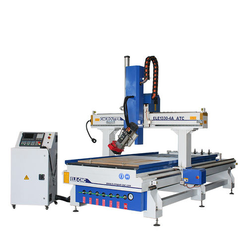 Router CNC - ELECNC1330ATC-4 - Jinan Blue Elephant CNC Machinery Co.,Ltd - de 4 eixos / com pino / para plásticos