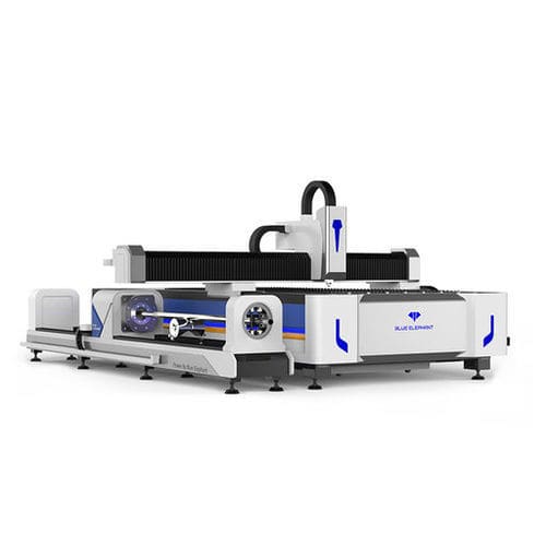 Máquina de corte a laser de fibra - ELECNC-1530FT - Jinan Blue Elephant CNC Machinery Co.,Ltd - para metais / para chapas / de tubos